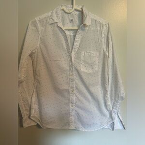 Gap ⭐️ Stars Cotton Button Down Shirt Size Small